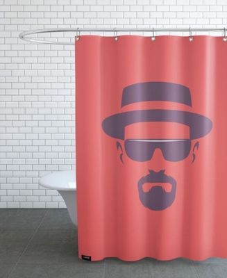 Rideau de douche en polyester en Rouge/150x200 | Maisons du Monde