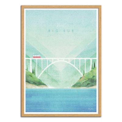 VISIT BIG SUR -  Affiche d'art 50 x 70 cm | Maisons du Monde