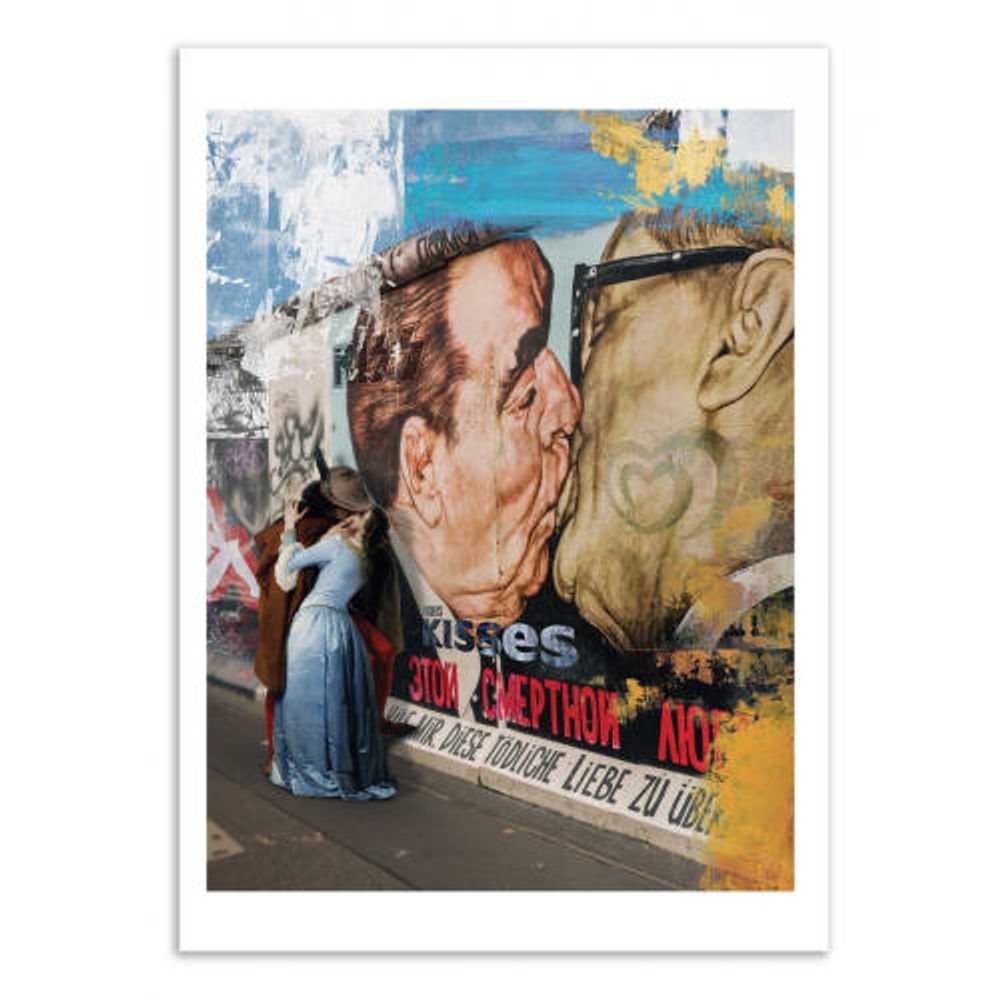 KISSES -  Affiche d'art 50 x 70 cm | Maisons du Monde