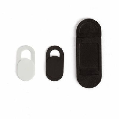 Set de 3 cache-webcam en plastique noir | Maisons du Monde