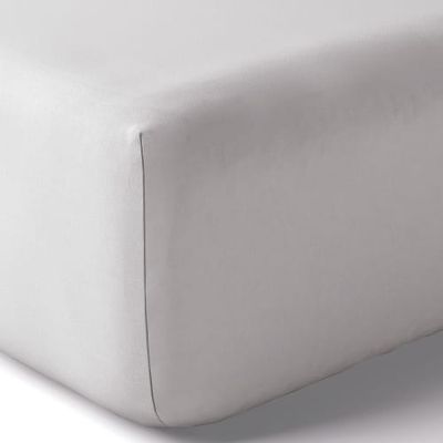 Drap housse coton 140x200 cm tourterelle | Maisons du Monde