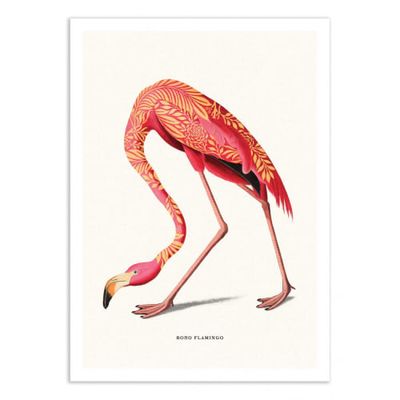 BOHO FLAMINGO -  Affiche d'art 50 x 70 cm | Maisons du Monde