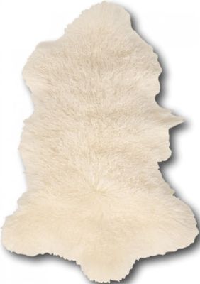 Descente de lit peau d’agneau blanc 100x70 | Maisons du Monde