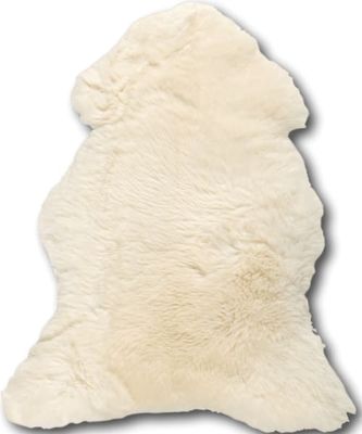 Descente de lit peau de mouton blanc 100x70 | Maisons du Monde