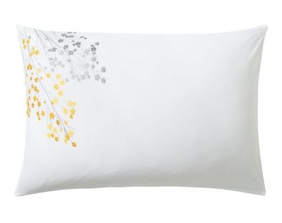 Taie d'oreiller 50x70 en percale de coton blanc | Maisons du Monde
