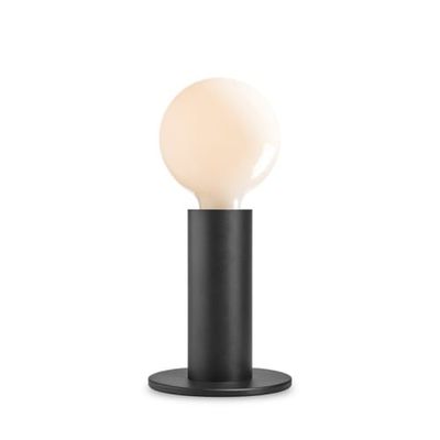 Lampe à poser variateur tactile ampoule LED globe opaque métal H24,5 | Maisons du Monde