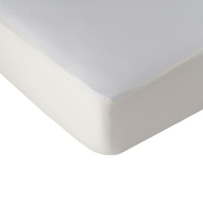 Alèse protège matelas lit double en polyuréthane blanc 90x200 cm | Maisons du Monde