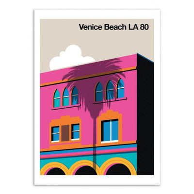 VENICE BEACH LA 80 -  Affiche d'art 50 x 70 cm | Maisons du Monde
