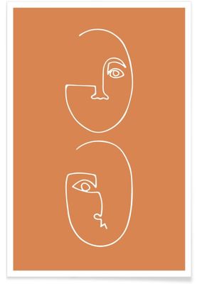 Affiche en Marron & /20x30 | Maisons du Monde