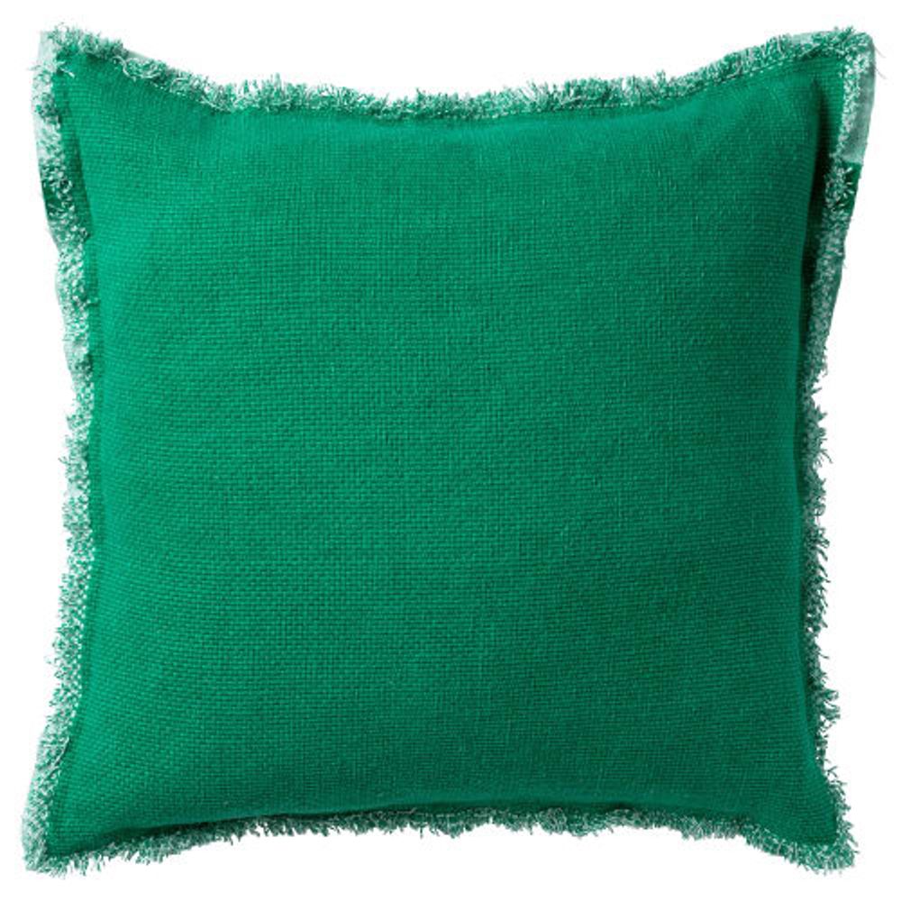 Coussin en coton Emeraude 60x60 | Maisons du Monde