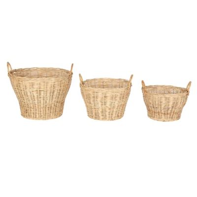 Paniers naturels en rotin (set de 3) | Maisons du Monde