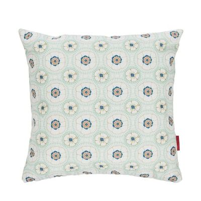 Housse de coussin extérieur imprimé graphique lagon 45x45 | Maisons du Monde