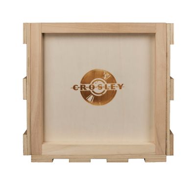 Caisse de rangement en bois pour disques vinyle | Maisons du Monde