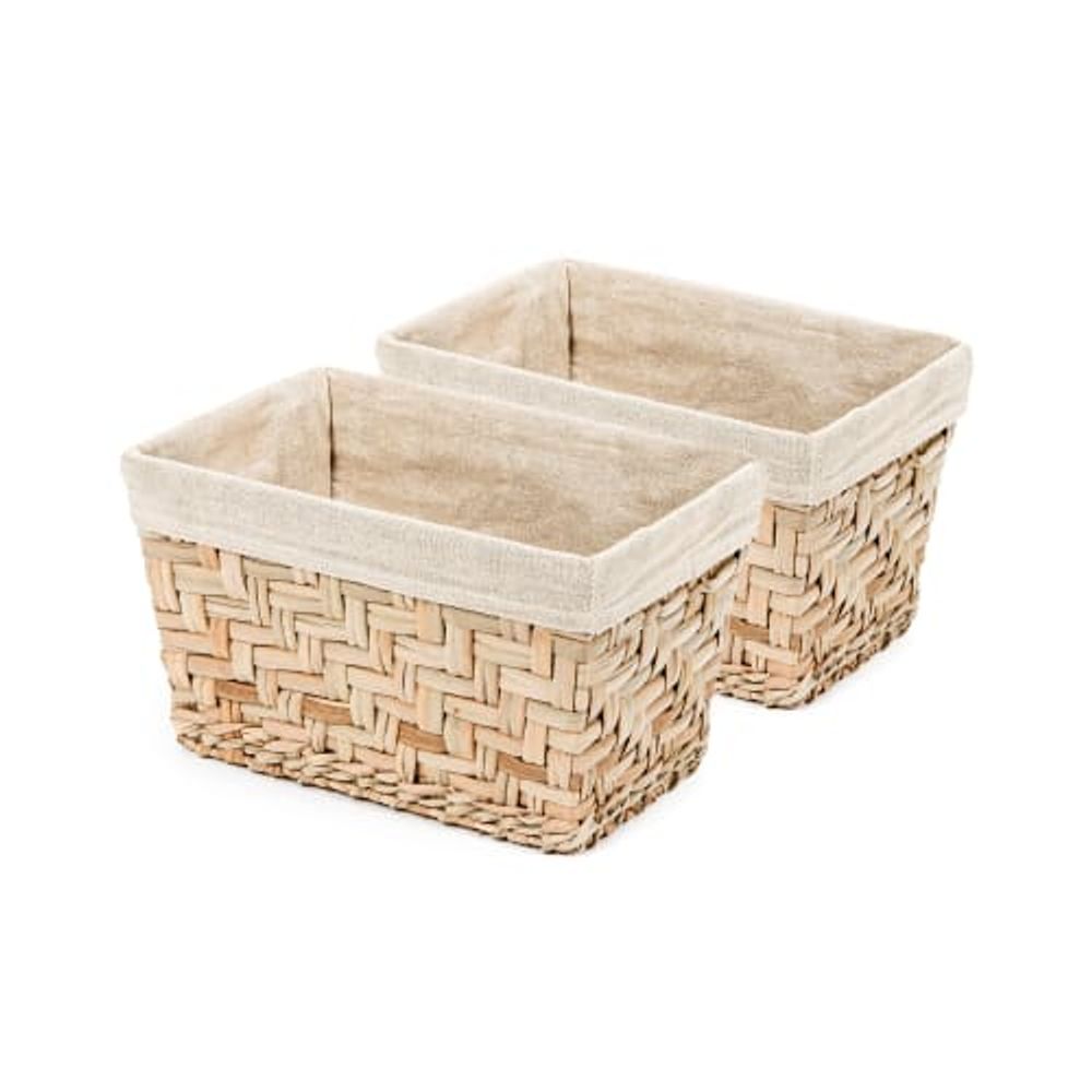 Panier de rangement 28,5x18,5cm - Lot de 2 | Maisons du Monde