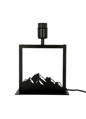 Lampe à poser cadre noir montagne | Maisons du Monde