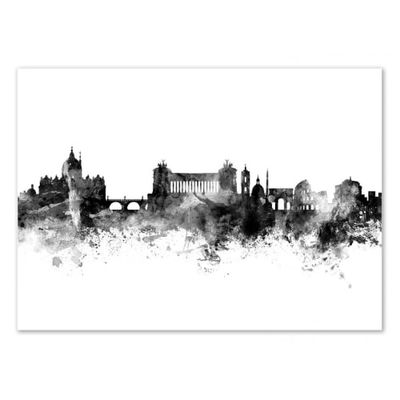 ROME ITALY SKYLINE -  Affiche d'art 50 x 70 cm | Maisons du Monde