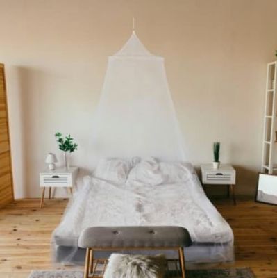 Moustiquaire de lit polyester blanc 2 places | Maisons du Monde