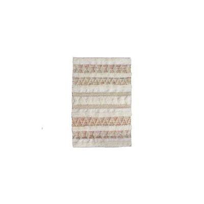 Tapis rectangulaire en laine et boucle de coton 150x100 | Maisons du Monde
