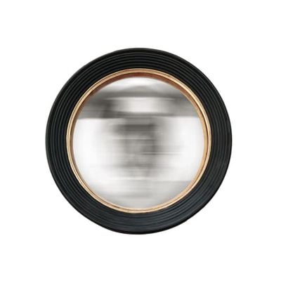 Miroir convexe noir et doré cm en Résine Noir | Maisons du Monde