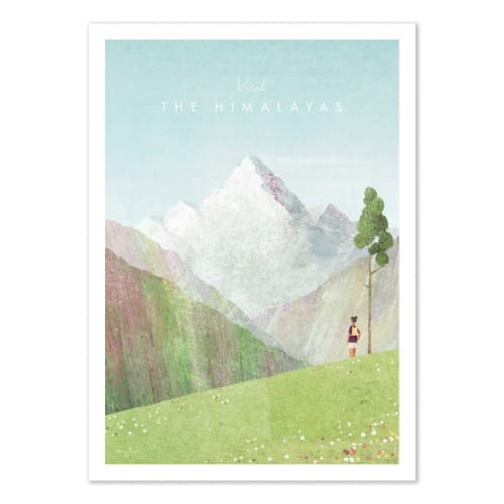 VISIT THE HIMALAYAS -  Affiche d'art 50 x 70 cm | Maisons du Monde