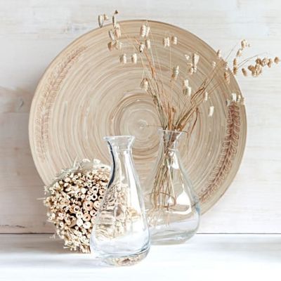 Tableau sur toile vase avec épille 30x30 cm | Maisons du Monde
