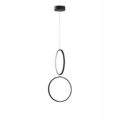 Suspension métal noir led | Maisons du Monde