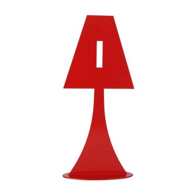 Bougeoir en métal rouge | Maisons du Monde