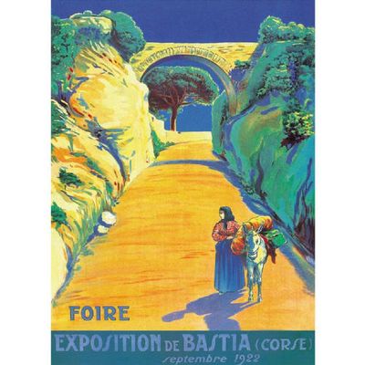 Affiche ancienne de Corse 50x70cm | Maisons du Monde