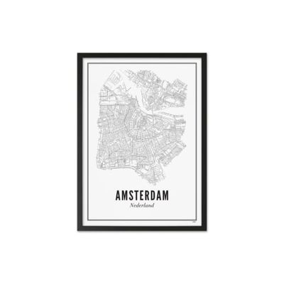 Affiche Ville Amsterdam | Maisons du Monde