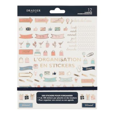 Stickers Organisation - 12 Planches | Maisons du Monde