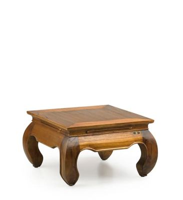 Table basse en bois marron L60 | Maisons du Monde