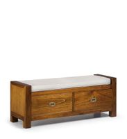 Banc en bois marron L120 | Maisons du Monde