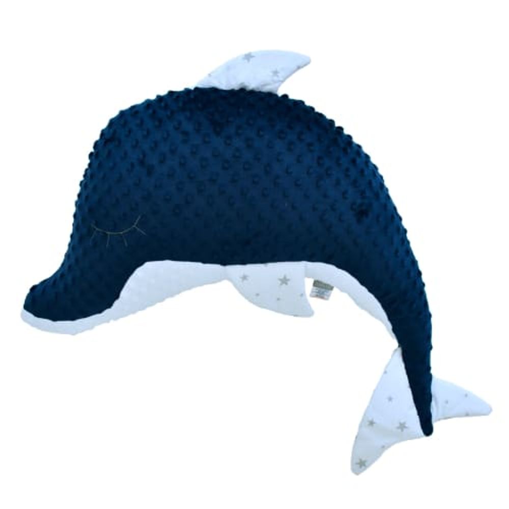 Coussin de maternité multi usage dauphin bleu marine | Maisons du Monde