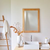 Miroir en Teck 70x50 cm | Maisons du Monde