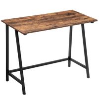 Bureau métal bois 100x 50x 75 cm | Maisons du Monde