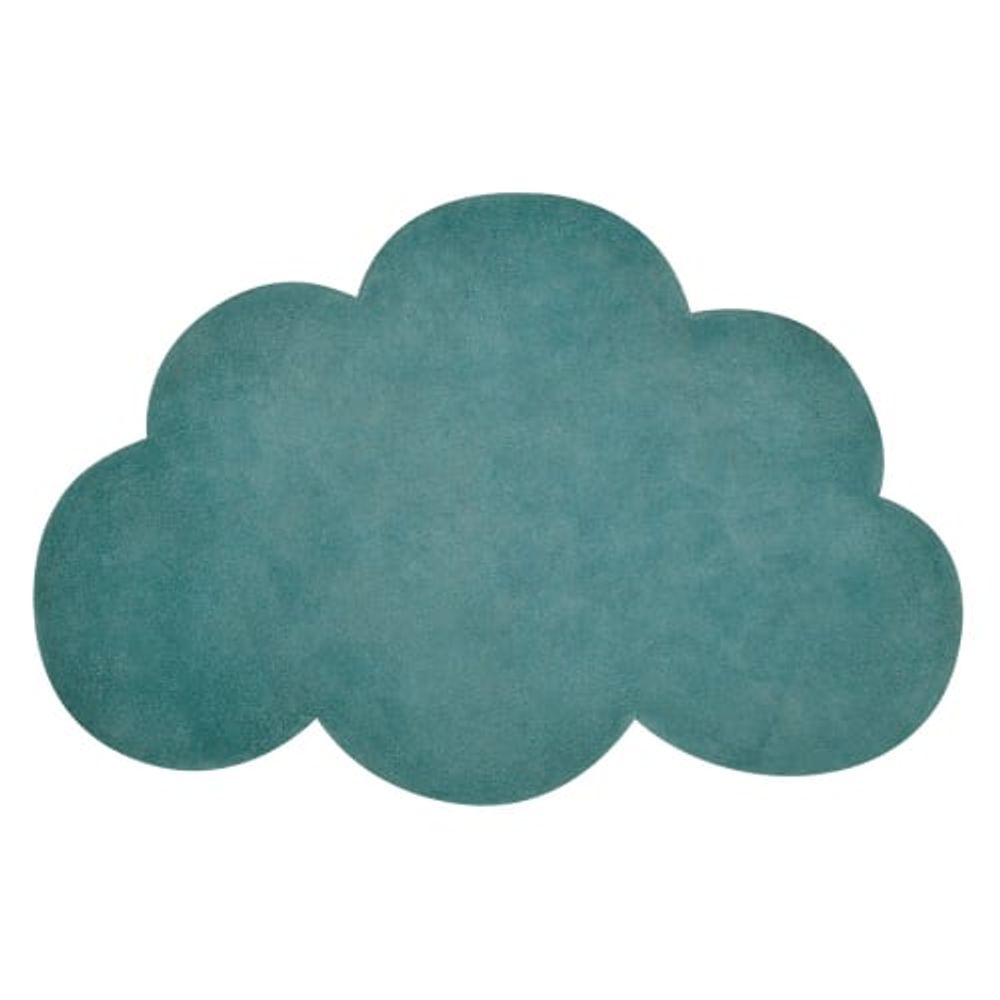 Tapis nuage en Coton Vert émeraude | Maisons du Monde