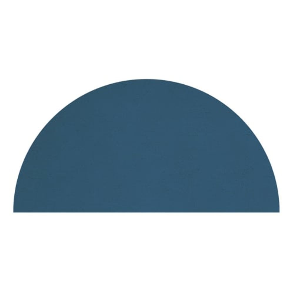 Tapis demi lune en Coton Bleu marine | Maisons du Monde