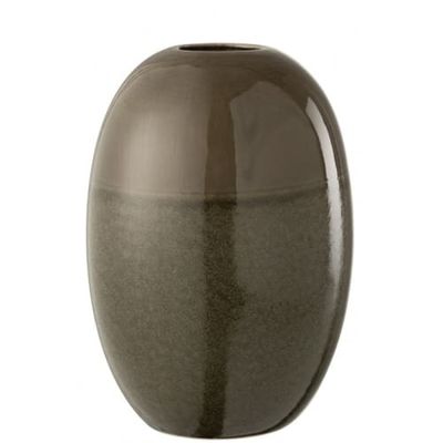 Vase céramique vert H30,5cm | Maisons du Monde