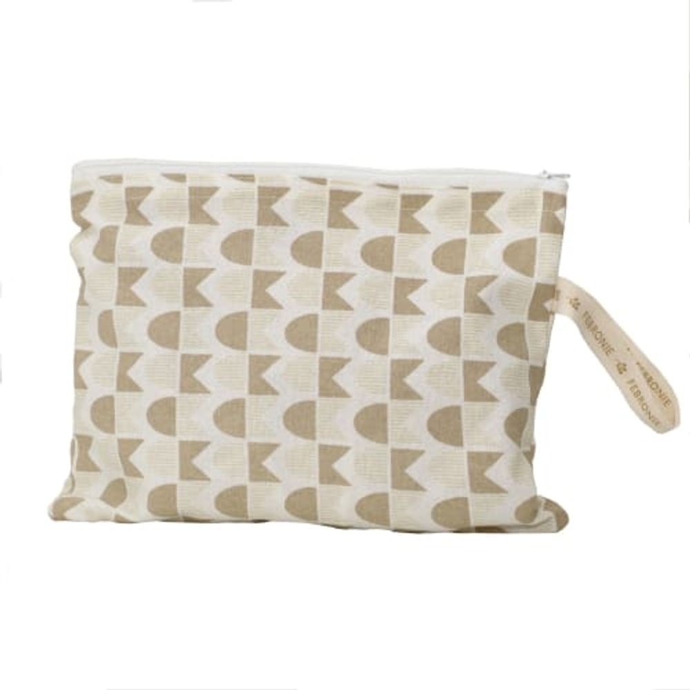 Pochette de plage en coton 28 x 21 Sable | Maisons du Monde