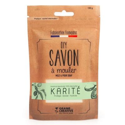 Savon à mouler DIY beurre de karité 100g | Maisons du Monde