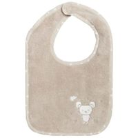 Lot de 2 bavoirs en coton peigné  Sable 24x36 cm | Maisons du Monde
