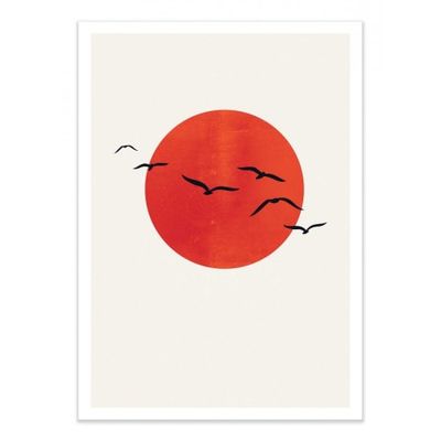 A SUNNY DAY - KUBISTIKA -  Affiche d'art 50 x 70 cm | Maisons du Monde