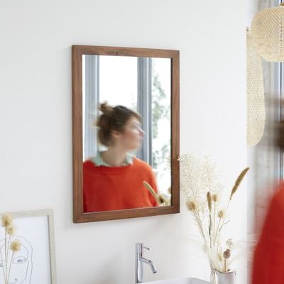 Miroir en acajou 70x50 cm | Maisons du Monde