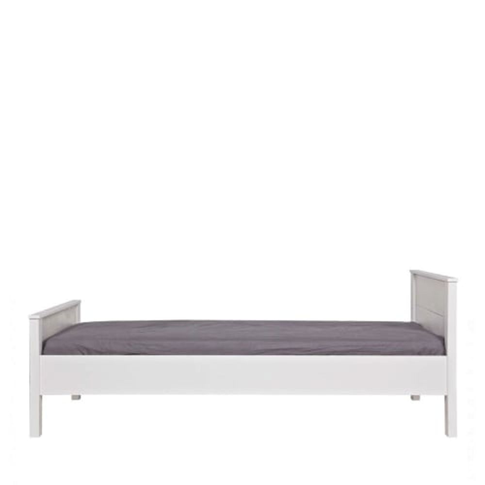 Cadre de lit en pin fsc 90x200 blanc | Maisons du Monde