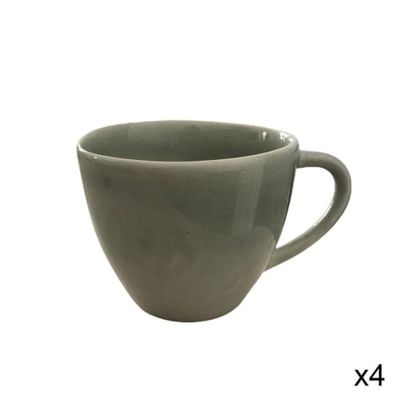 Mug céramique (par 4)  vert | Maisons du Monde