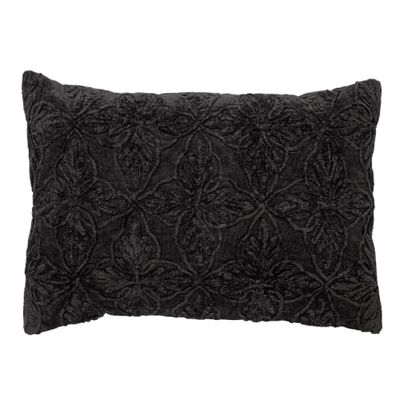 Coussin en coton Noir 40x60 | Maisons du Monde
