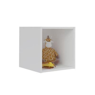 Casier de rangement 1 case Panneaux de bois  Blanc | Maisons du Monde