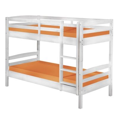 Lits  superposés 90x190 avec sommiers blanc | Maisons du Monde