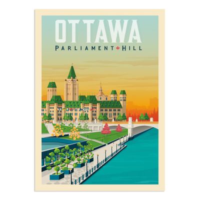 Affiche Ottawa  21x29,7 cm | Maisons du Monde