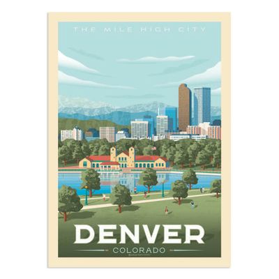Affiche Denver  21x29,7 cm | Maisons du Monde